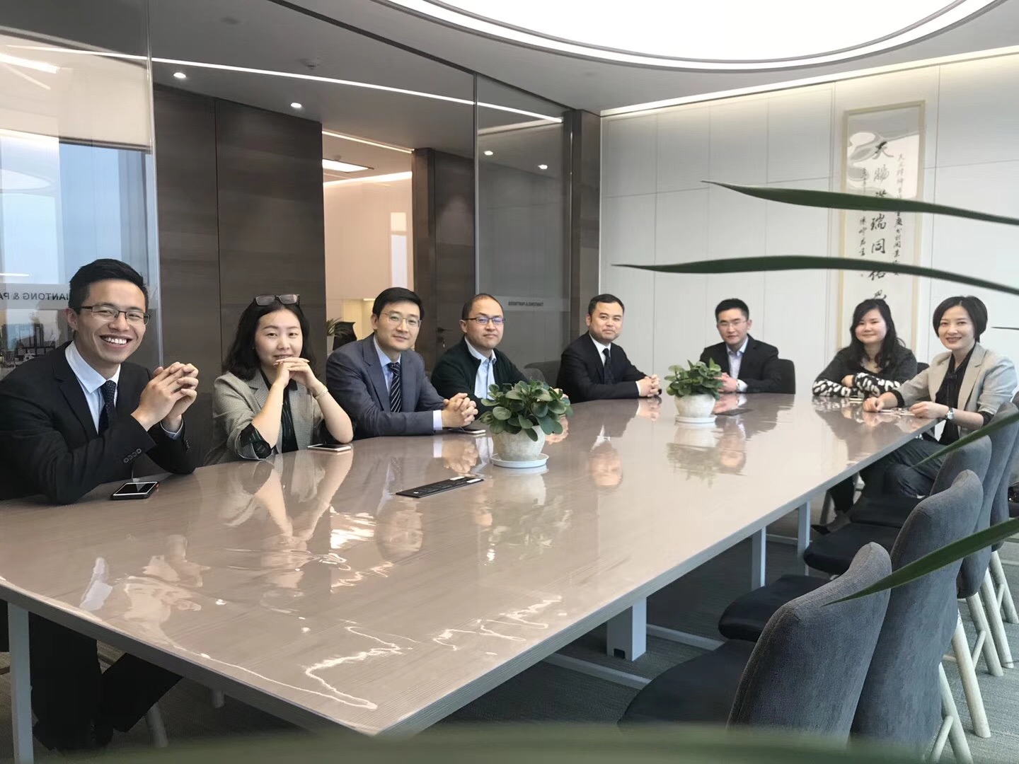 我所合伙人,律师一行到天同律师事务所(重庆分所)拜访